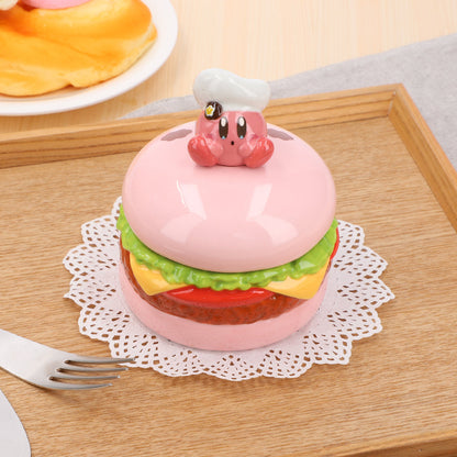 Kirby | Porcelain Box Cocotte Burger Kirby Café H125×W105×D105Mm ///