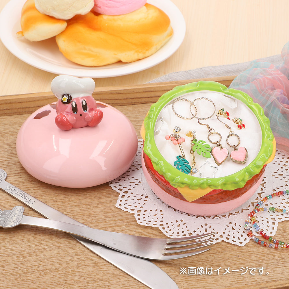 Kirby | Porcelain Box Cocotte Burger Kirby Café H125×W105×D105Mm ///