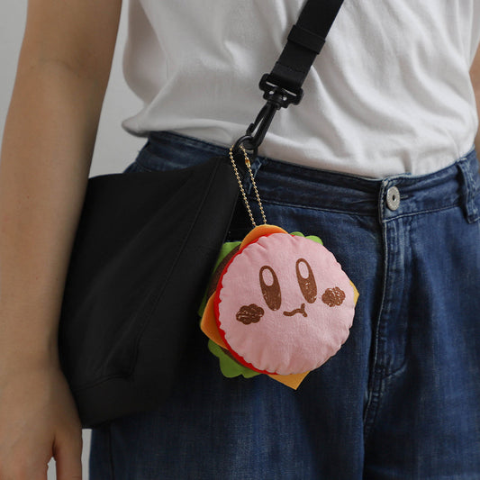 Kirby | Kirby Burger Mascot Holder Keychain W130×H130×D85Mm