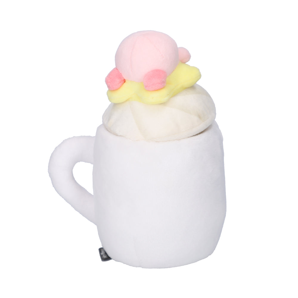 Kirby | Marshmallow-O-Lait Plush Case Mug W130 X H150 D85 Mm