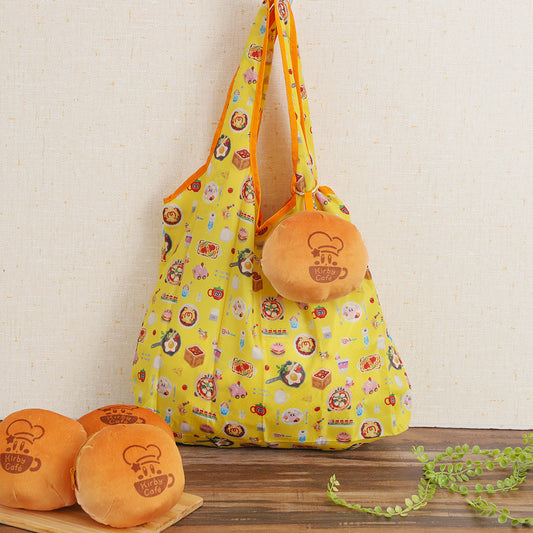 Kirby | Bread Foldable Eco-Bag Keychain W430×H600×D85Mm
