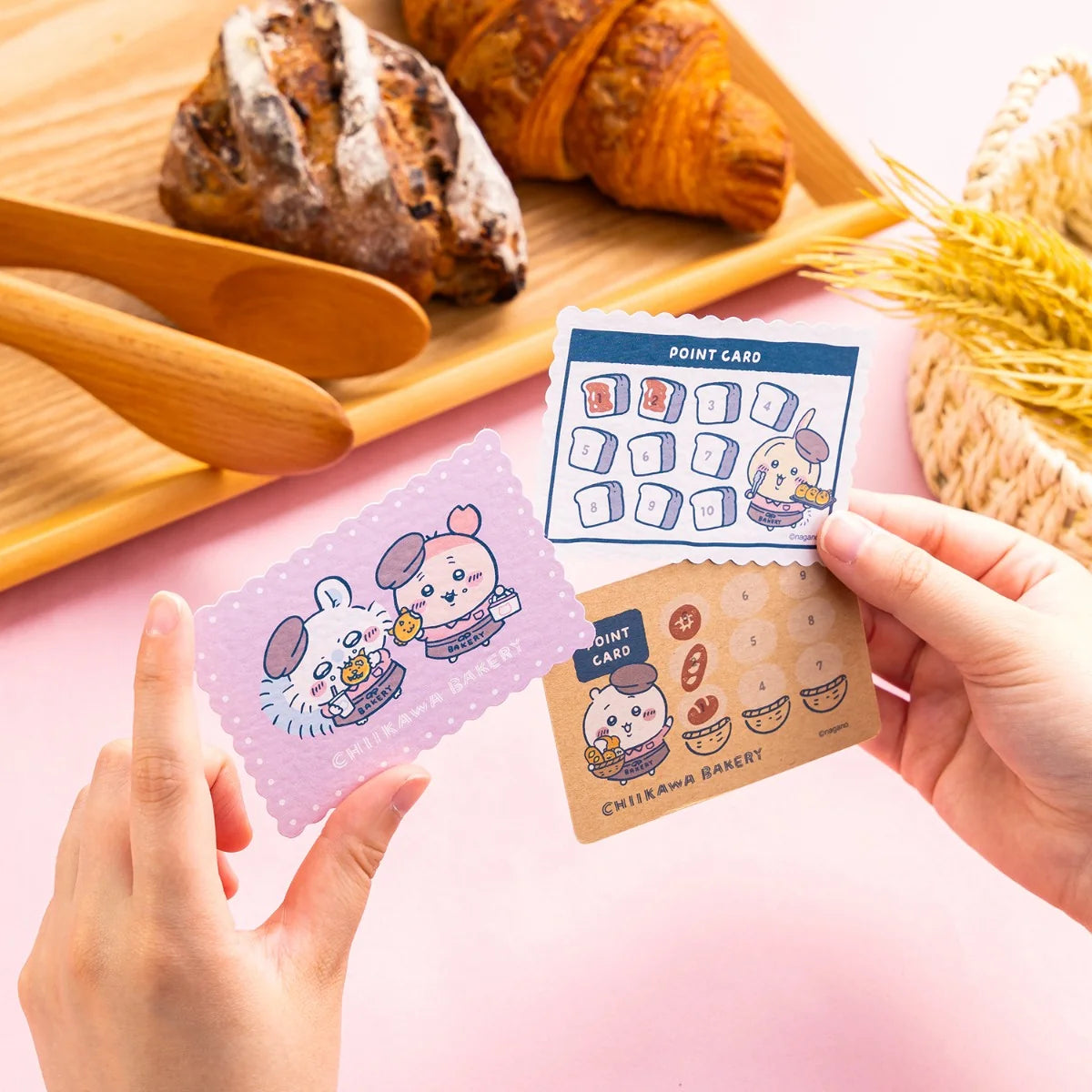 CHIIKAWA | Bakery Trading Bread Shop Point Card Style Cards (6 types in total)