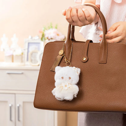 Lil ala mode x Mikko | Flower Tulle Mousse Mascot Bag Charm Keychain 110x90x80mm