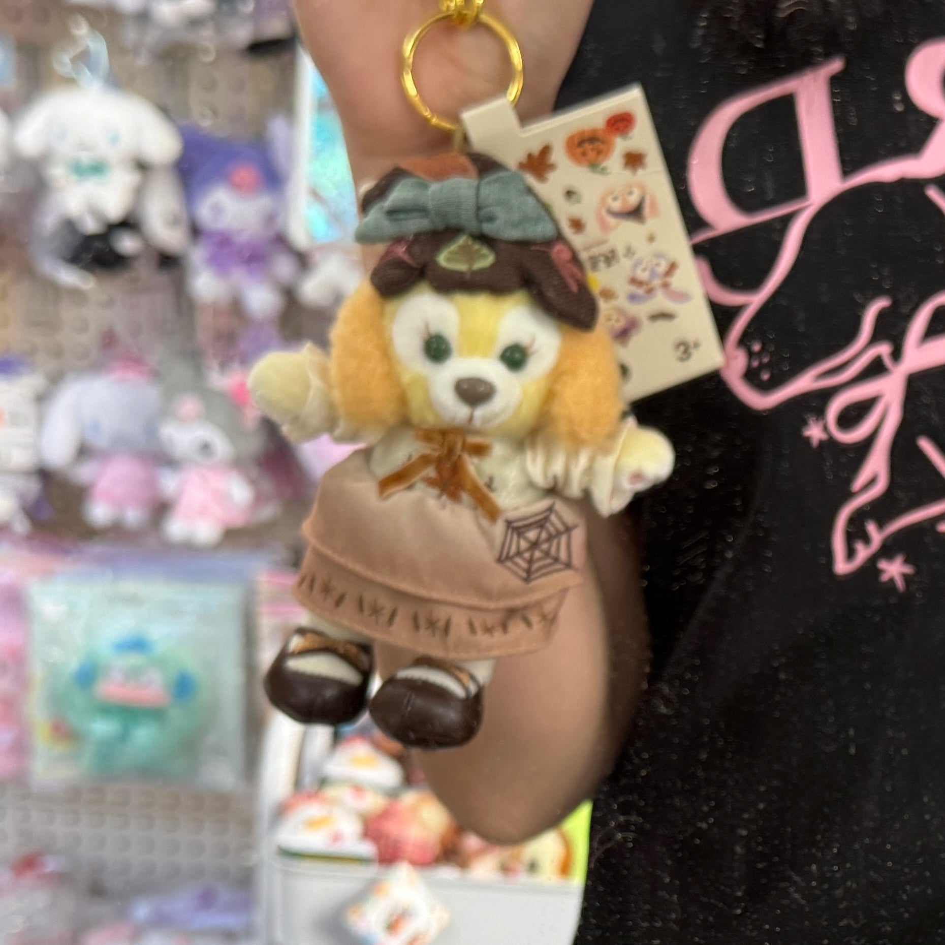 Disney | Shang Hai Disneyland Mascot Holder Plush Keychain (Duffy And Friends Halloween 2024