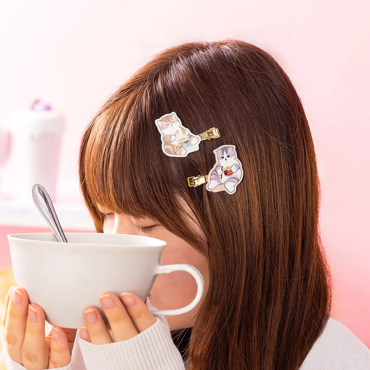 Mofusand | Bangs Clip Set Hair Clip 40×45mm (I want to interrupt your outing)
