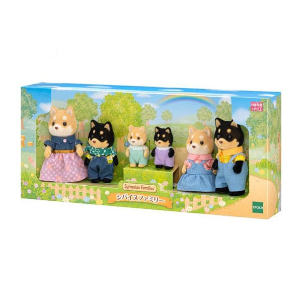 【JP】Sylvanian Families | Shiba Inu Family 298 × 55 × 130 mm