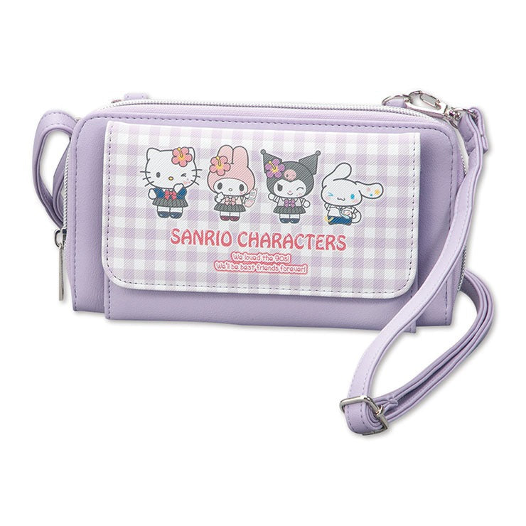 Sanrio | 2 Way Shoulder Bag 11Cm*20Cm*2Cm 日本三丽鸥 合皮 两用挎包/手提包 多卡槽（平成高校）