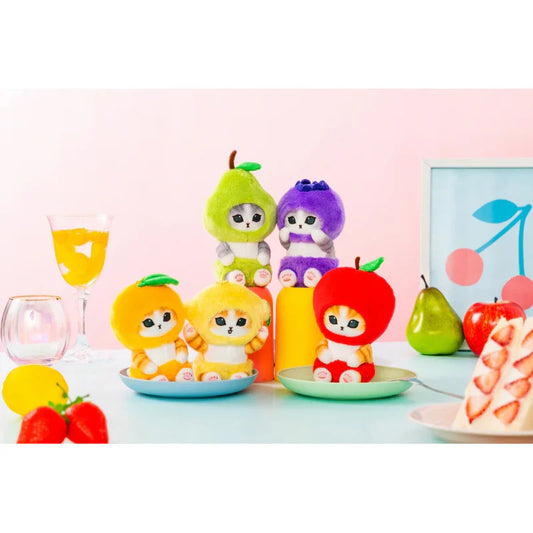 Mofusand | Mascot Holder Keychain Approx.130Cm (Vegetable & Fruits2) 猫福 毛绒挂件/包挂/钥匙链（蔬菜水果系列2）