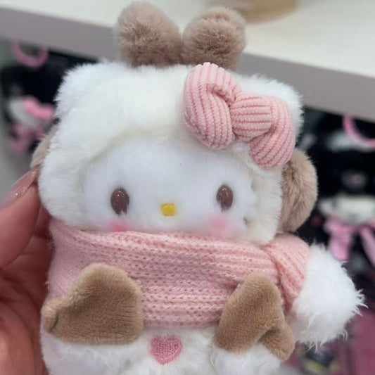 SANRIO | Hello Kitty Mascot Holder Bag Charm Keychain (Snowman)