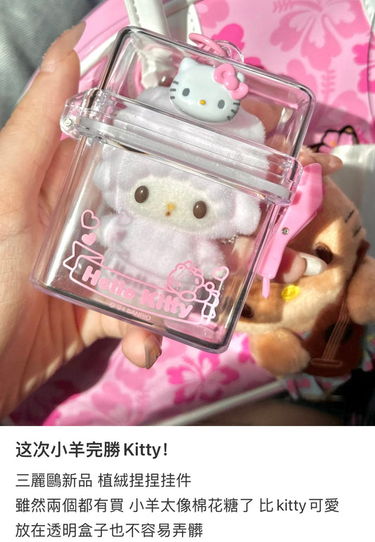 Sanrio | Clear Case 8×4×8Cm (Pitatto Friends Mini)