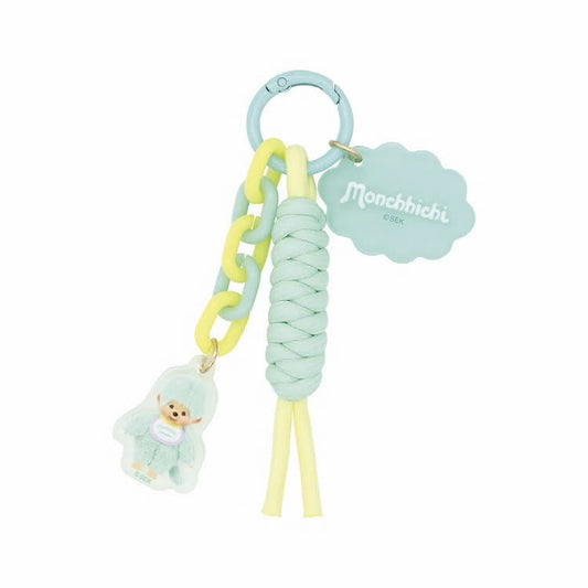 Monchhichi | Paracord Key Ring Keychain 105x27x14mm (Green)