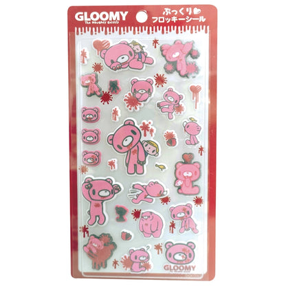 GLOOMY The Naughty Grizzly | Pukkuri Flocky Sticker (Gloomy Bear)