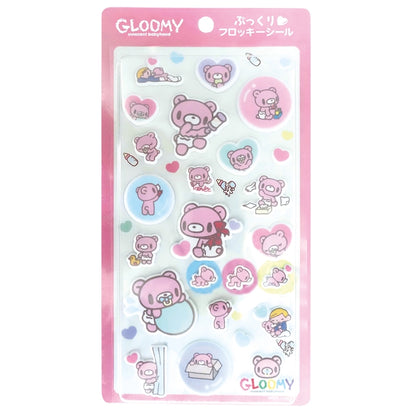 GLOOMY The Naughty Grizzly | Pukkuri Flocky Sticker (Baby Gloomy)