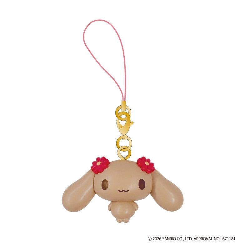 SANRIO | Cinnamo Angels Mascot Strap Keychain Blind Box 22.5x39x15mm (Mocha)