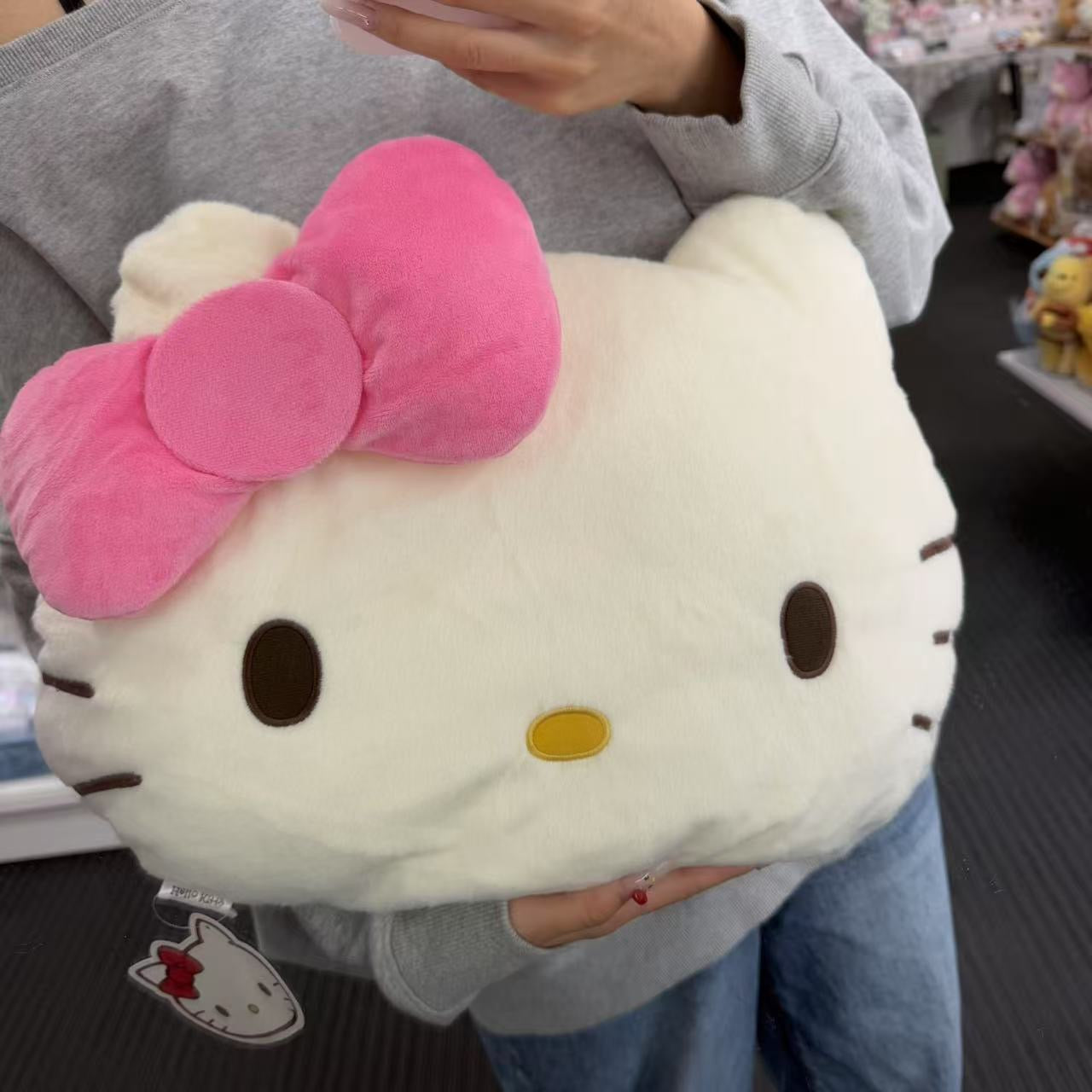 Sanrio | Hello Kitty 70S Cushion H320×W420×D100Mm (Pink)