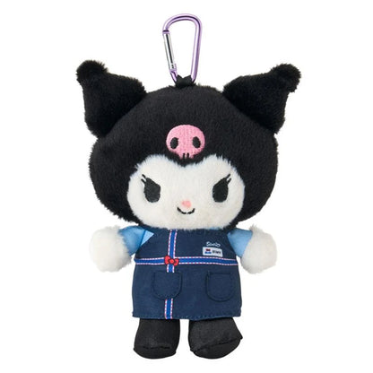 SANRIO | Kuromi Plush Mascot Holder Keychain Bag Charm 125×80×135mm (Mini Sanrio Celebrating Shop 55th Anniversary)