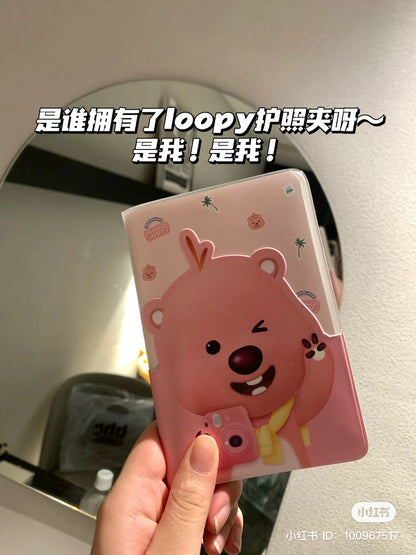 Loopy | Pocket Passport Case 露比 小海狸 护照夹/护照保护套