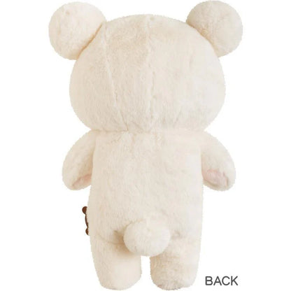 San-X | Rilakkuma Korilakkuma Fluffy Plush Doll M 345×230×125Mm (Lovely House)