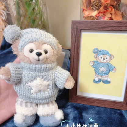 DISNEY | SHANG HAI DisneyLand Duffy Mascot Holder Bag Charm Keychain (Duffy and Friends Little Companions)