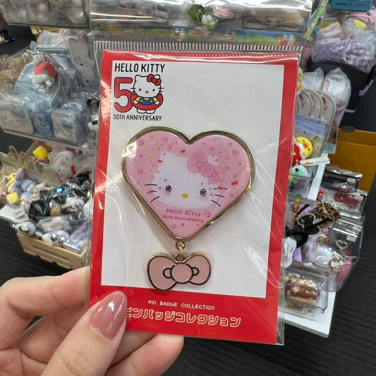 Sanrio | Hello Kitty 50Th Anniversary Pin Badge Collection (Heart)