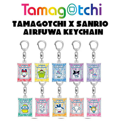 Tamagotchi x Sanrio | Air Fuwa Secret Keychain Blind Bag Key Ring H55 × W36 × D9
