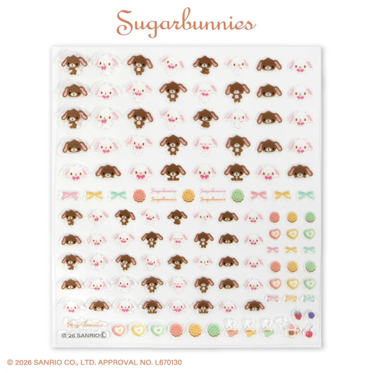 SANRIO | Sugarbunnies Nail Art Stickers 80x90mm