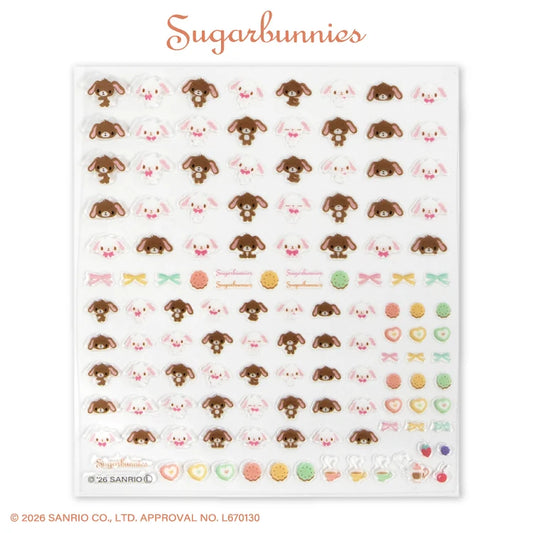 SANRIO | Sugarbunnies Nail Art Stickers 80x90mm