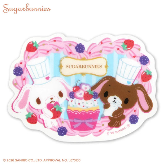SANRIO | Sugarbunnies Clear Sticker 65x89mm (Cake)