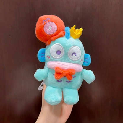 【Limit 1/customer】SANRIO x St. | Hangyodon Mascot Holder Plush Keychain 10cm Approx.