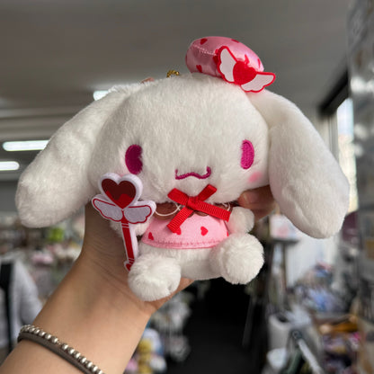 Sanrio | Cinnamoroll Plush Keychain Mascot Holder 9.5 X 14.5 15.5Cm (Magical Heart)