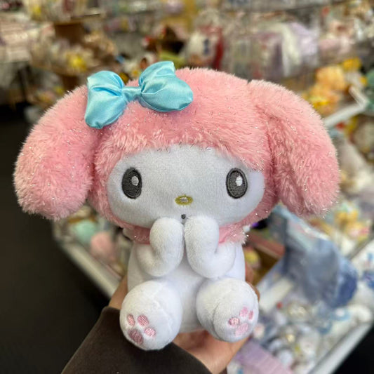 SANRIO | My Melody - Pink Sitting Plush Toy Plush Doll 198×164×112mm (Angel and Devil Serie)
