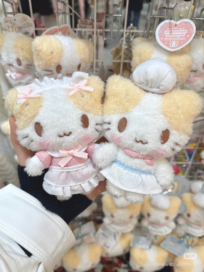 SANRIO | Marshmallow Masyumaro Mascot Holder Bag Charm Keychain 90×55×140mm (Chef)