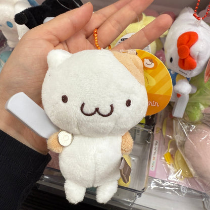 SANRIO | Pompompurin Pom Pom Purin Muffin Plush Mascot Holder Plush Keychain Bag Charm H12 x W8 x D5cm