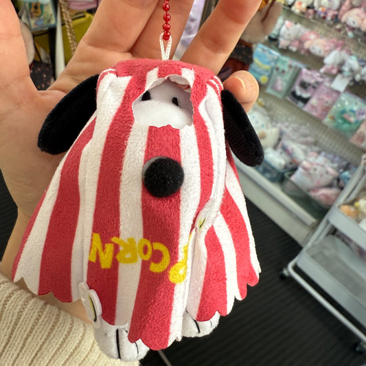 Usj | Peanuts Snoopy Popcorn Mascot Holder Plush Keychain (Halloween)
