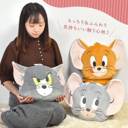 Tom and Jerry | Tom Face Die-cut Cushion 480×340×70mm