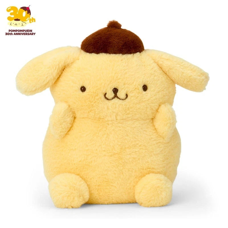 SANRIO | PomPomPurin Pom Pom Purin  Plush Toy Plush Doll 280x220x320mm (Full And Happy Pudding 30th anniversary)