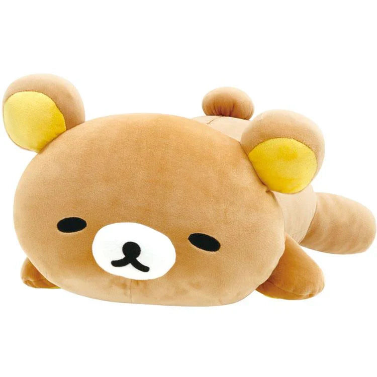 San-X | Rilakkuma Sleep Cuddly Plush Doll 200×300×450Mm (Daradara Lazy Peaceful Good Night Bedside)