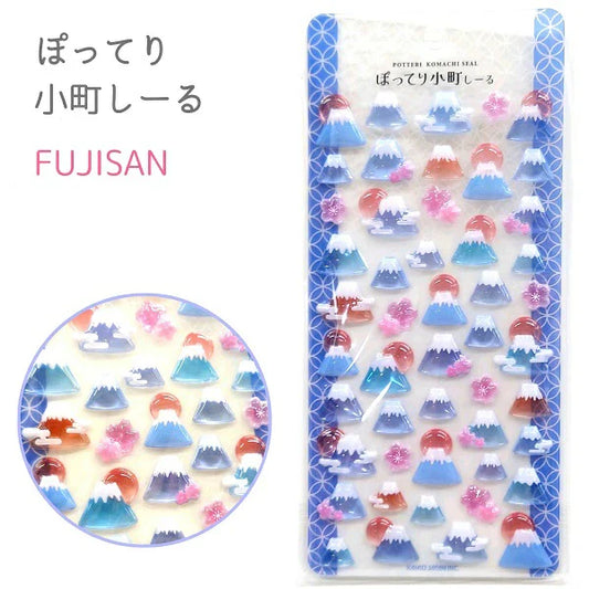PLUSMART | Potteri KOMACHI Seal H10～20 ×W10～22mm (Fujisan)