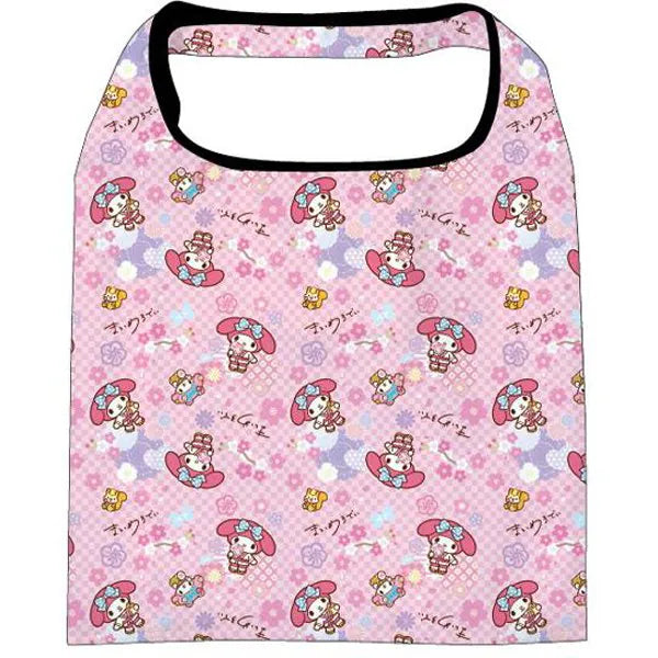 SANRIO | Reusable Grocery Bag Foldable Eco-bag Keychain L (My Melody)