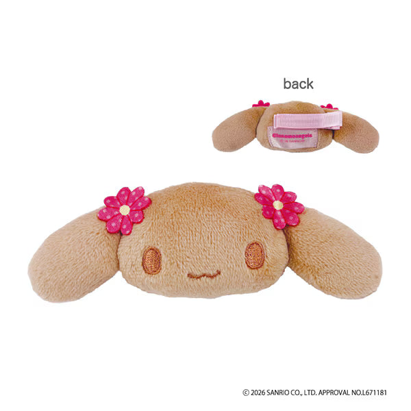 SANRIO | Cinnamo Angels Plush Multi-Clip Hair Clip 40x120x25mm (Mocha)