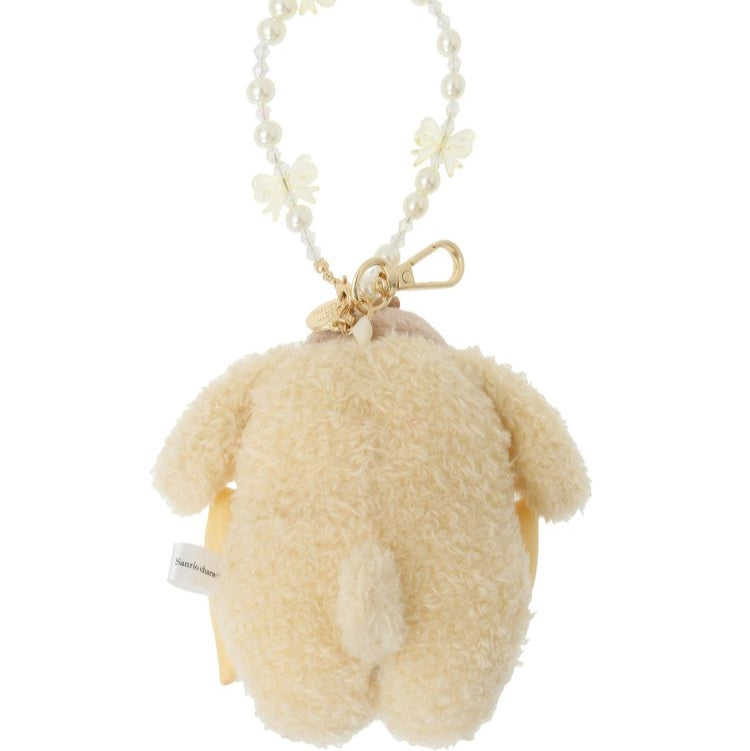 Maison de FLEUR × Sanrio characters | Pompompurin / Pom Pom Purin Mascot Holder Bag Charm Keychain with Pearl Chain 10