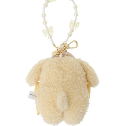 Maison de FLEUR × Sanrio characters | Pompompurin / Pom Pom Purin Mascot Holder Bag Charm Keychain with Pearl Chain 10