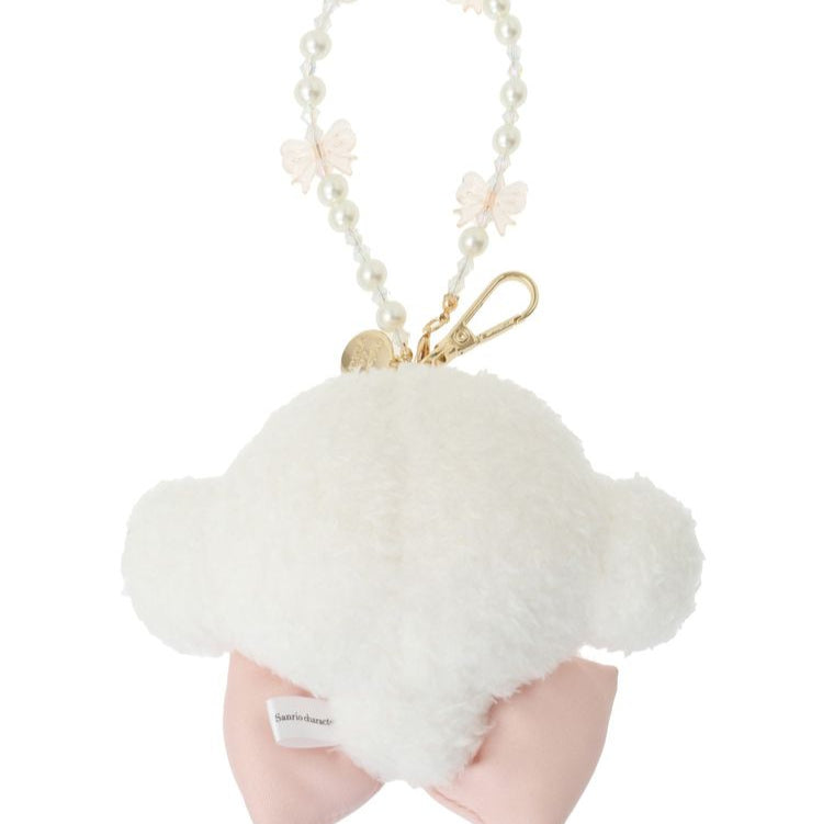 Maison de FLEUR × Sanrio characters | Cogimyun Mascot Holder Bag Charm Keychain with Pearl Chain 10 x 12cm (Limited