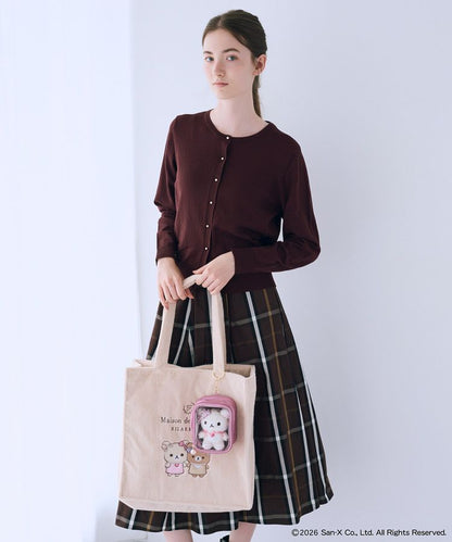 Maison de FLEUR  x Rilakkuma |  Fur Square Tote Bag 120x360x370mm