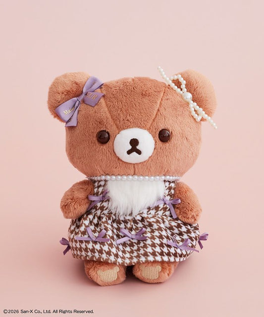 Maison de FLEUR  x Rilakkuma |  Chairoikoguma Plush Toy Plush Doll 190x155x100mm