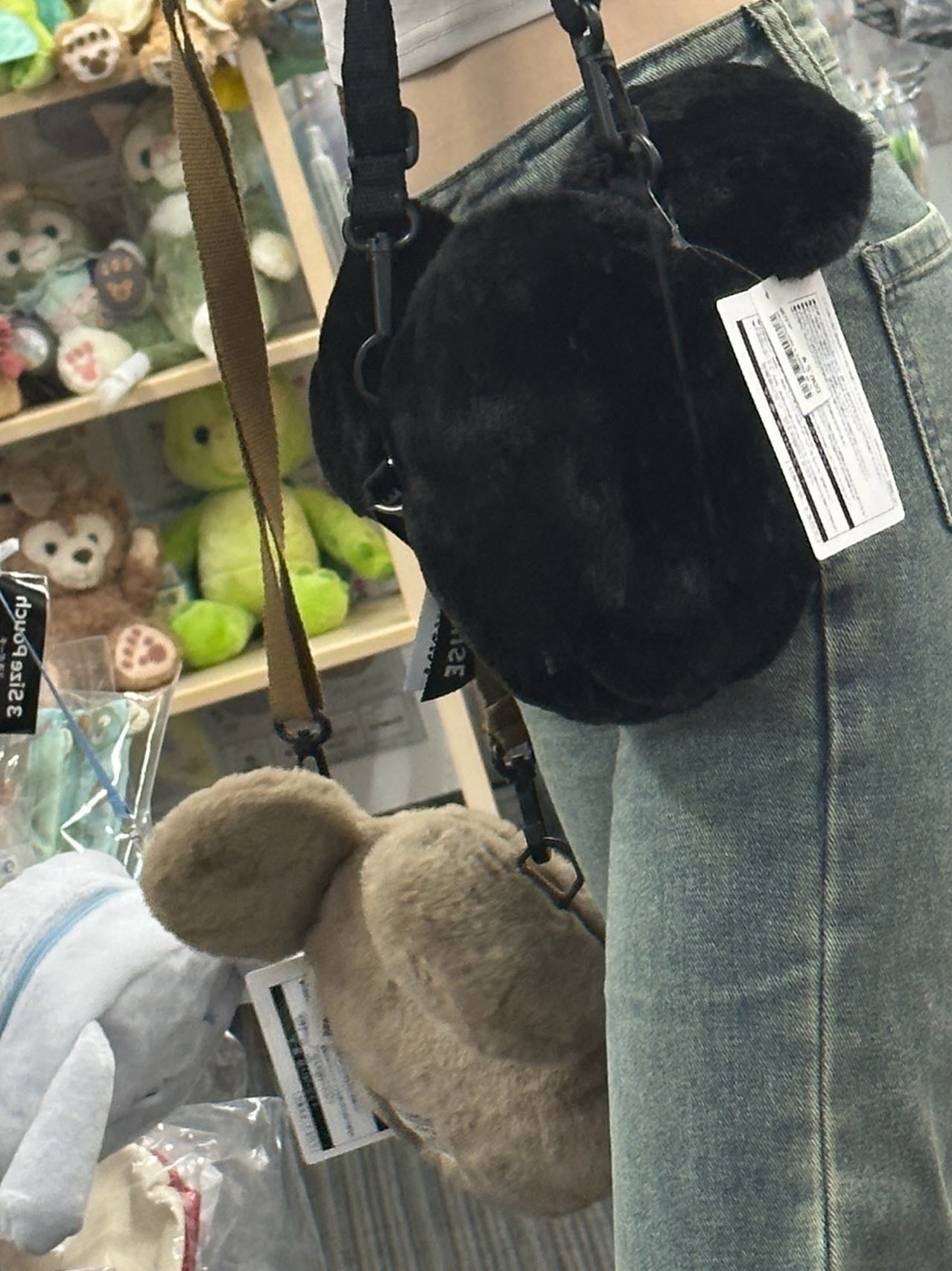 Disney | Tokyo Disneyland Mickey Mouse Crossbody Bag / Black