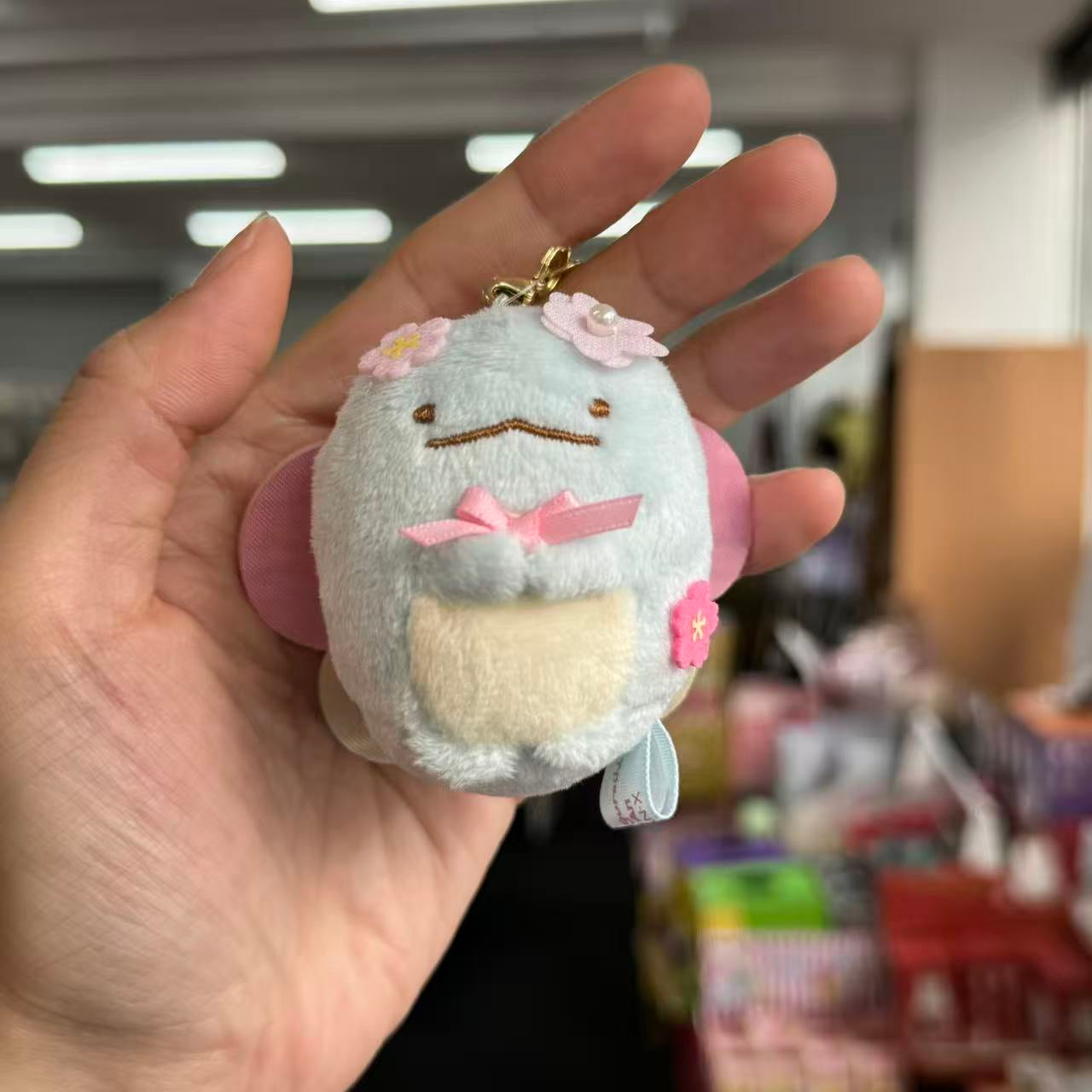 SAN-X | Sumikko Gurashi Flower Fairy Tokage Bag Charm Keychain (Zenkoji Temple Limit)