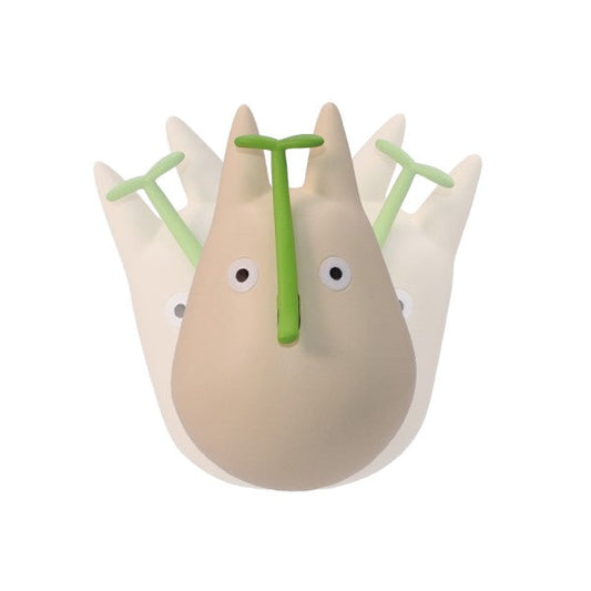 Studio Ghibli | Round Bottomed Figurine Small Totoro with Leaf! Chibi Totoro H49 mm (My Neighbor Totoro)