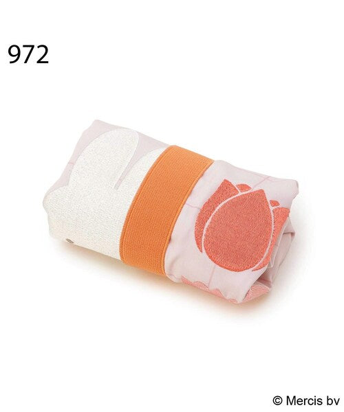 MIFFY | Dick Bruna Miffy Tulip Embroidered Eco Bag 530x300mm (Strawberry＆Tulip)