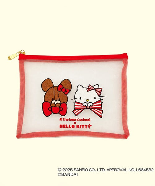 Sanrio × The Bear's School | Flat Mesh Pouch 230×15×180mm